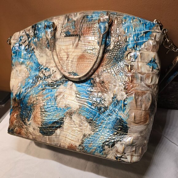 Brahmin Large Duxbury Bird Of Paradise Melbourne, EUC - Picture 2 of 12